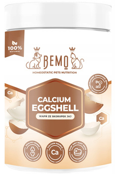 BEMO CALCIUM EGG SHELL ŁATWOPRZYSWAJALNY WAPŃ ZE SKORUPEK JAJ 350g