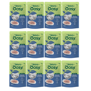 MOKRA KARMA DLA KOTA OASY NATURY SOFT JELLY TUŃCZYK 12x70g