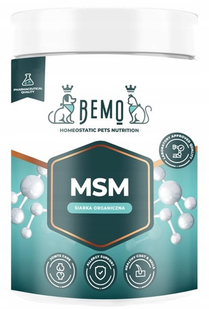 BEMO MSM METYLOSULFONYLOMETAN NA UKŁAD RUCHU DLA PSA I KOTA 200g