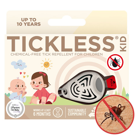 TICKLESS BABY BEIGE ULTRADŹWIĘKOWA OCHRONA PRZED KLESZCZAMI DLA DZIECI