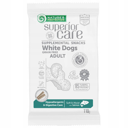 NATURE'S PROTECTION SNACKS DOGS HYPOALERGENIC SALMON PRZYSMAK DLA PSA ŁOSOŚ 110g