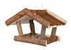 DREWNIANY KARMNIK DLA PTAKÓW ZAWIESZANY 32x23x20cm