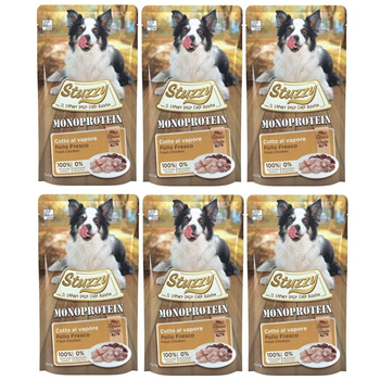 STUZZY MONOPROTEIN MOKRA KARMA DLA PSA Z KURCZAKIEM 6x150g