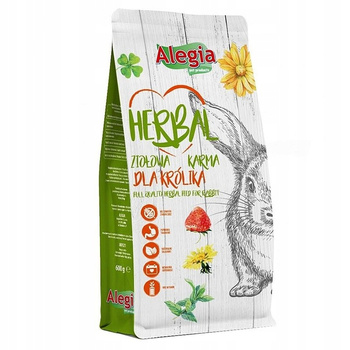 ALEGIA HERBAL KRÓLIK ZIOŁOWA NATURALNA KARMA DLA KRÓLIKA 600g