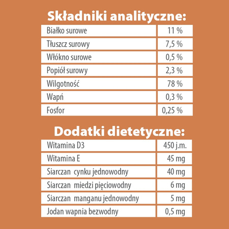 PUPIL PREMIUM KARMA DLA PSA KURCZAK WOŁOWINA 400g