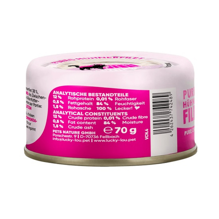 LUCKY LOU EXTRAFOOD KARMA DLA KOTA PRZYSMAK KURCZAK W GALARETCE 70g