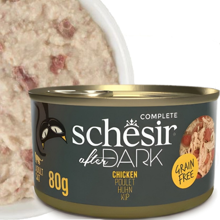 SCHESIR AFTER DARK MOKRA KARMA W PUSZCE DLA KOTA KURCZAK 80g