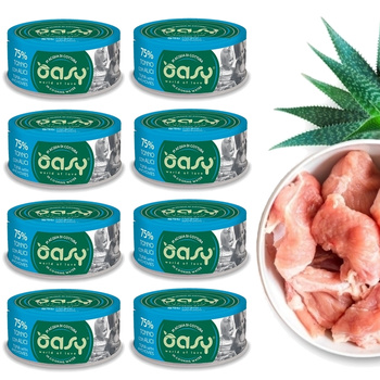 OASY MORE LOVE MOKRA KARMA DLA KOTA TUŃCZYK I ANCHOIS PUSZKA 8x70g