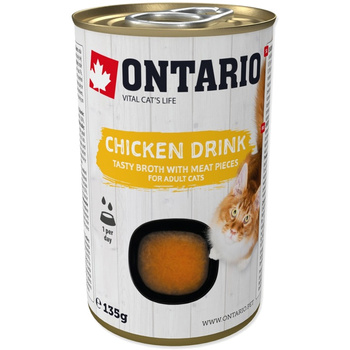 ONTARIO MOKRA KARMA DLA KOTA CAT DRINK CHICKEN KURCZAK 135g