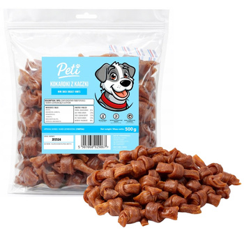 PETI PRZYSMAKI DLA PSA KOKARDKI SUPEŁKI Z KACZKI 500g