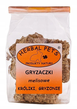 HERBAL PETS GRYZACZKI MELISOWE 140g KRÓLIKI GRYZOŃ