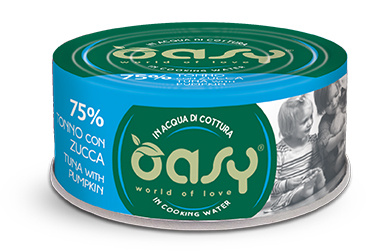 OASY MORE LOVE MOKRA KARMA DLA KOTA MIX SMAKÓW W PUSZCE 48x70g