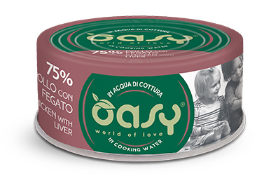 OASY MORE LOVE MOKRA KARMA DLA KOTA MIX SMAKÓW Z KURCZAKIEM W PUSZCE 24x70g