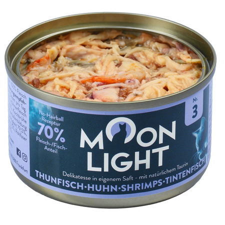 MOONLIGHT DINNER MOKRA KARMA W PUSZCE DLA KOTA MIX SMAKÓW 8x80g