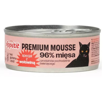 COMFY APPETIT PREMIUM MOUSSE MOKRA KARMA DLA KOTA WOŁOWINA 85g