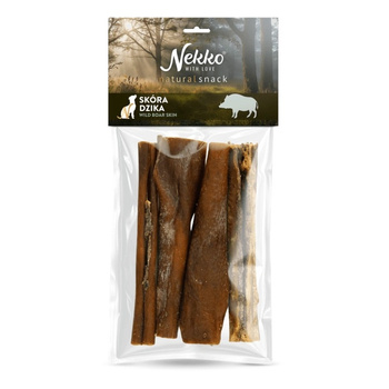 NEKKO NATURAL SNACK PRZYSMAK GRYZAK DLA PSA SKÓRA DZIKA 100g