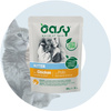 OASY CHUNKS IN GRAVY KITTEN MOKRA KARMA DLA KOCIĄT KURCZAK W SOSIE SASZETKA 85g