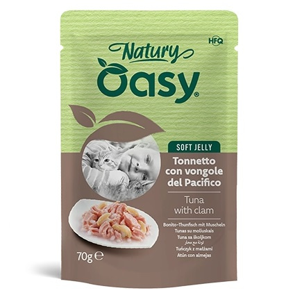 MOKRA KARMA DLA KOTA OASY NATURY SOFT JELLY MIX SMAKÓW 24x70g