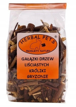 HERBAL PETS GAŁĄZKI DRZEW LIŚCIASTYCH DLA GRYZONI 75g