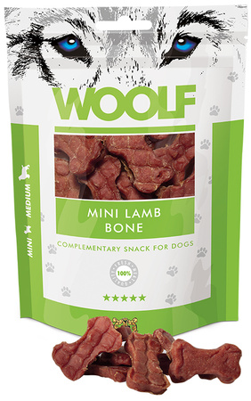 WOOLF PRZYSMAK DLA PSA MINI LAMB BONE KOSTKI JAGNIĘCINA 100g