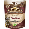 CARNILOVE DOG POUCH VENISON & STRAWBERRY KARMA DLA PSA DZICZYZNA TRUSKAWKI 4x300g