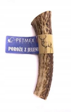 PETMEX POROŻE Z JELENIA GRYZAK NATURALNY DLA PSA CAŁY M