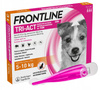 FRONTLINE TRI-ACT S FIPRONIL PERMETRYNA KROPLE NA PCHŁY KLESZCZE DLA PSÓW 5-10kg PIPETKI 3x1ml