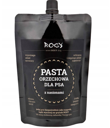 ROGY PASTA ORZECHOWA + TACKA DO LIZANIA DLA PSA KOTA ANTYSTRESOWA LICKIMAT SLOMO XL CZARNA 30x30cm