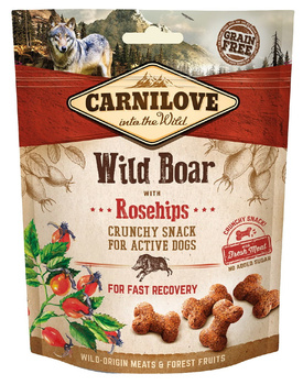 CARNILOVE CRUNCHY SNACK PRZYSMAK PSA Z DZIKA 200g