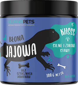 ALVANAPETS BŁONA JAJOWA  KOŚCI STAWY ZĘBY DLA GADÓW 100g