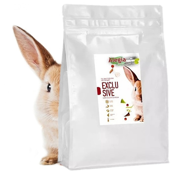 ALEGIA EXCLUSIVE POKARM KRÓLIKÓW PEŁNOWAROŚCIOWA KARMA DLA KRÓLIKA 1,6kg