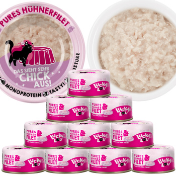 LUCKY LOU EXTRAFOOD KARMA DLA KOTA KURCZAK W GALARETCE 10x70g