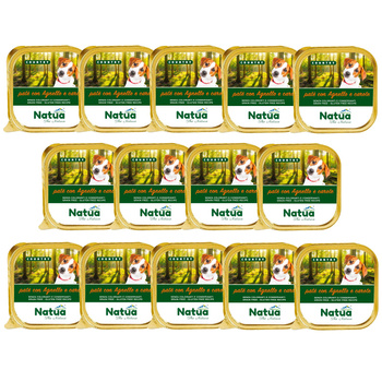 NATUA COUNTRY LAMB CARROTS MOKRA KARMA DLA PSA PASZTET JAGNIĘCINA I MARCHEWKA 14x100g