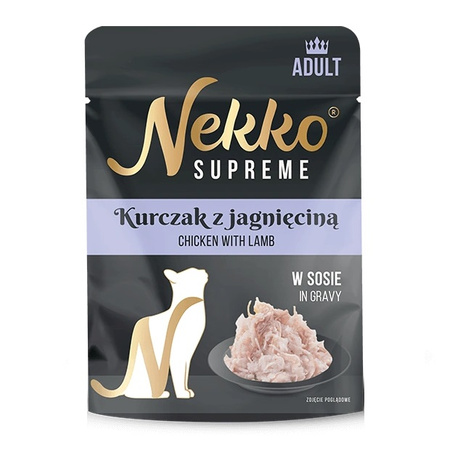 NEKKO SUPREME MOKRA KARMA W SASZETCE DLA KOTA MIX SMAKÓW 12x70g