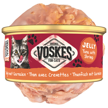 MOKRA KARMA DLA KOTA VOSKES TUNA WITH SHRIMP TUŃCZYK KREWETKI 85g