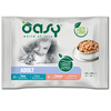 OASY CHUNKS IN GRAVY MOKRA KARMA DLA KOTA ŁOSOŚ TUŃCZYK MULTIPACK 4x85g