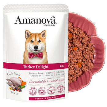 AMANOVA P07 MOKRA KARMA DLA PSA INDYK 100g