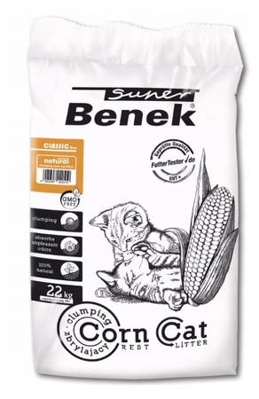 ŻWIREK BENEK CORN CAT CLASSIC NATURALNY 35L 22kg