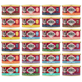 MOKRA KARMA DLA KOTA VOSKES MIX SMAKÓW 24x85g