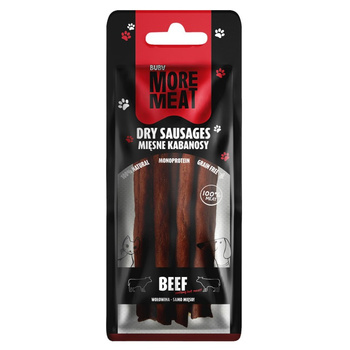 BUBA MORE MEAT KABANOSY WOŁOWINA PRZYSMAK SMAKOŁYKDLA PSA 70g