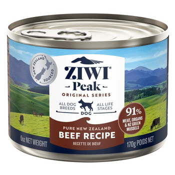 ZIWI PEAK DOG BEEF WOŁOWINA MOKRA KARMA DLA PSÓW 170g