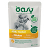 OASY CHUNKS IN GRAVY HAIRBALL MOKRA KARMA DLA KOTA KURCZAK W SOSIE SASZETKA 12x85g