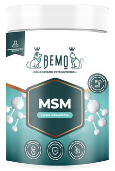BEMO MSM METYLOSULFONYLOMETAN NA UKŁAD RUCHU DLA PSA I KOTA 200g