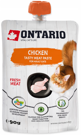 ONTARIO CHICKEN FRESH MEAT PASTE KARMA DLA KOTA KURCZAK 90g