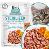 BRIT CARE CAT STERILIZED MOKRA KARMA DLA KOTA KRÓLIK W SOSIE SASZETKA 85g