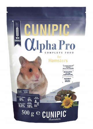 CUNIPIC ALPHA PRO HAMSTER KARMA DLA CHOMIKA 500g