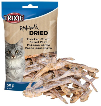 TRIXIE PRZYSMAK SMACZKI SUSZONE SARDYNKI  DLA KOTA 50g