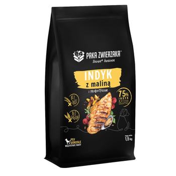 PAKA ZWIERZAKA SEVENTH HEAVEN TURKEY & RASPBERRY KARMA DLA PSA 1,5kg