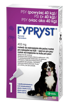 FYPRYST KROPLE NA KLESZCZE DLA PSA XL POWYŻEJ 40kg 1x4,02ml