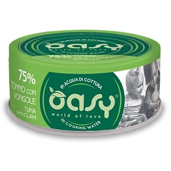 OASY MORE LOVE MOKRA KARMA DLA KOTA TUŃCZYK Z MAŁŻAMI PUSZKA 70g